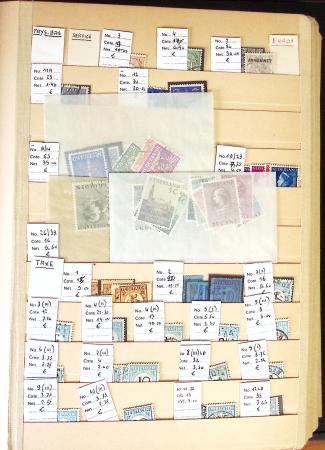 1841-1975, Solide stock d'Europe classé par numéros