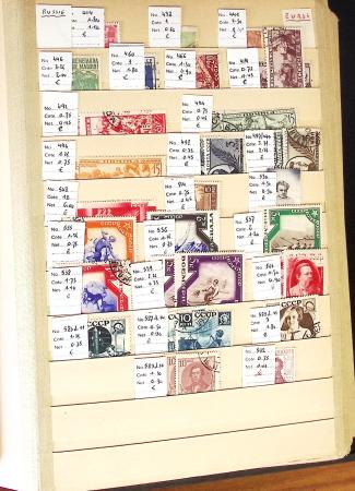 1841-1975, Solide stock d'Europe classé par numéros