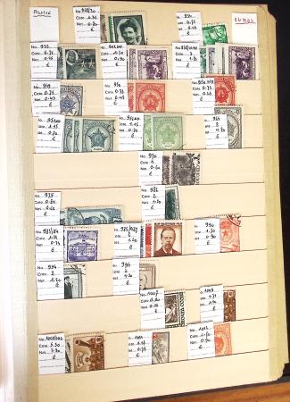 1841-1975, Solide stock d'Europe classé par numéros