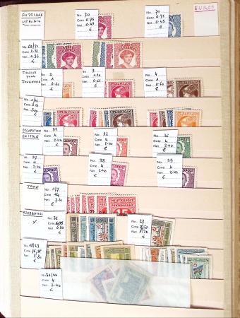 1860-1980 Chiefly mint stock of Europe in 23 large MOC stockbooks,