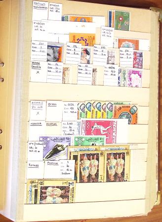 1870-1980 Mint & used stock in ten large MOC albums, neatly ordered
