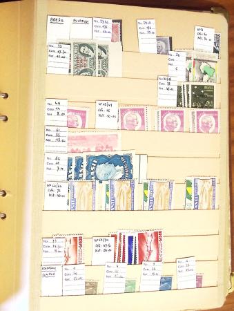 1870-1980 Mint & used stock in ten large MOC albums, neatly ordered