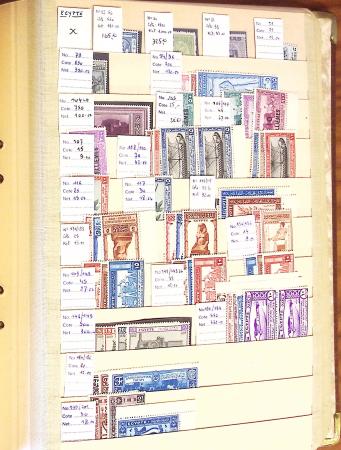1870-1980 Mint & used stock in ten large MOC albums, neatly ordered