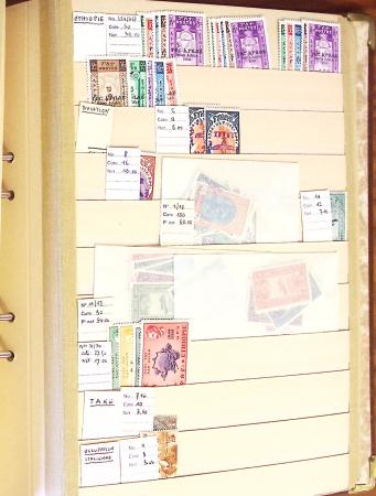 1870-1980 Mint & used stock in ten large MOC albums, neatly ordered