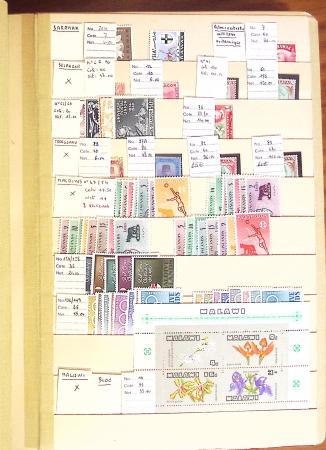 1870-1980 Mint & used stock in ten large MOC albums, neatly ordered