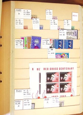 1870-1980 Mint & used stock in ten large MOC albums, neatly ordered