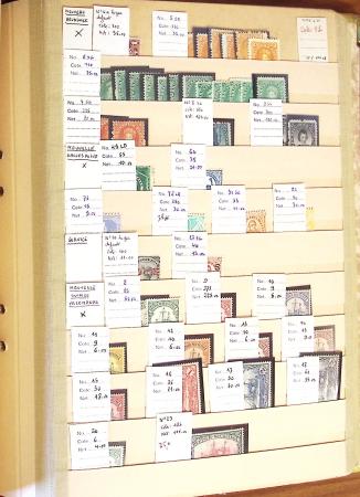 1870-1980 Mint & used stock in ten large MOC albums, neatly ordered