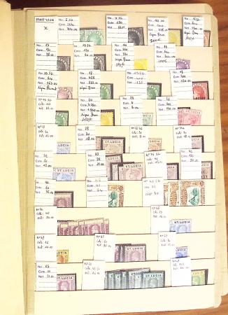 1870-1980 Mint & used stock in ten large MOC albums, neatly ordered