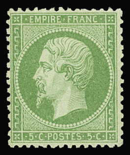 N°20 5c vert, neuf sans charnière, **, très frais,