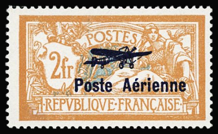 N°1 2f Merson, variété hauban cassé, bon centrage,