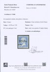 N°4 10F sur 1f50 bleu Pasteur, bien centré, neuf **,