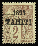 N°20 2c lilas brun sur paille, obl., dentelure refaite