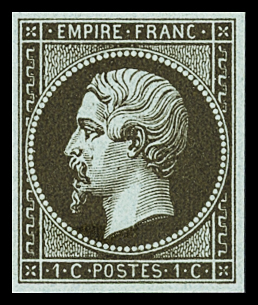 N°11c 1c mordoré, neuf ** très frais, TB. Signé JF.Brun