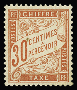 N°34 30c rouge-orange, très bien centré, neuf **, TTB.