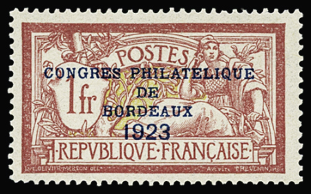 N°182 Congrès Philatélique de Bordeaux, neuf **, très