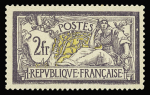 N°122 2f violet et jaune, bien centré, neuf **, TTB