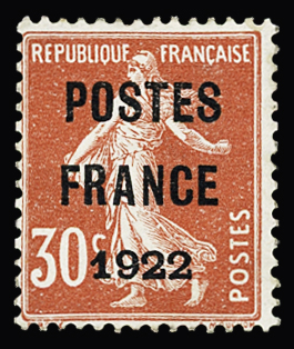 N°38 30c rouge, neuf sans gomme, TB. Signé Calves