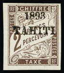 TAXE N°25/26 1f et 2f marron, neuf (*) et neuf *, N°25
