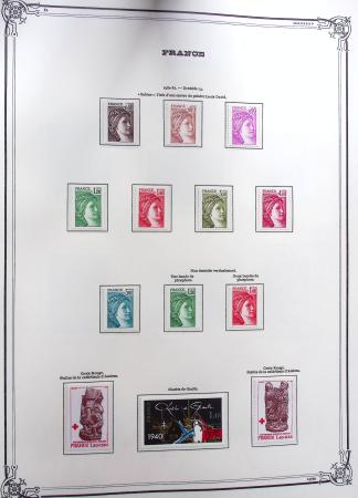 1944-1984 Ancienne collection de France montée dans