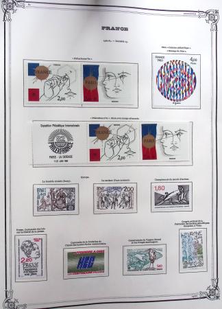 1944-1984 Ancienne collection de France montée dans