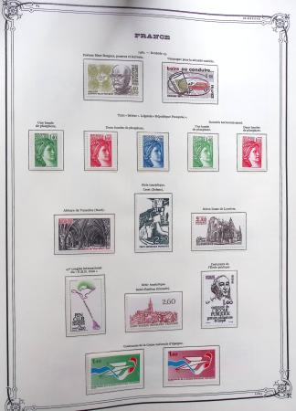 1944-1984 Ancienne collection de France montée dans