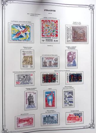 1944-1984 Ancienne collection de France montée dans