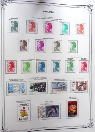 1944-1984 Ancienne collection de France montée dans