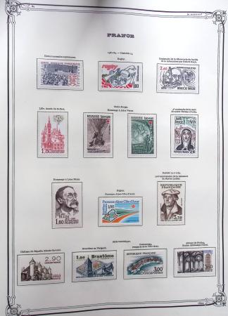 1944-1984 Ancienne collection de France montée dans