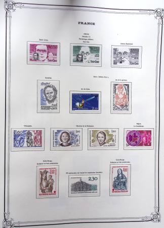 1944-1984 Ancienne collection de France montée dans