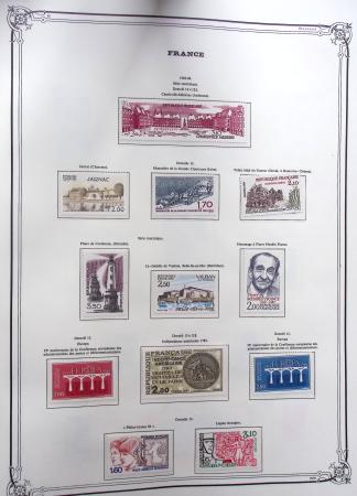 1944-1984 Ancienne collection de France montée dans