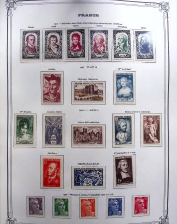 1944-1984 Ancienne collection de France montée dans