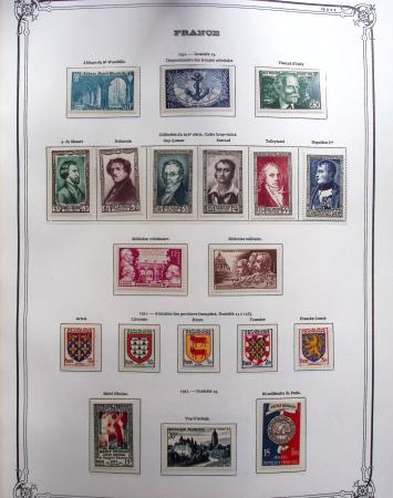 1944-1984 Ancienne collection de France montée dans