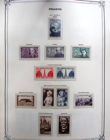 1944-1984 Ancienne collection de France montée dans