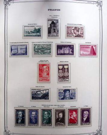 1944-1984 Ancienne collection de France montée dans