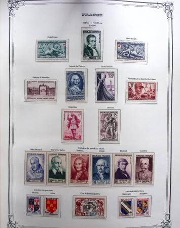 1944-1984 Ancienne collection de France montée dans