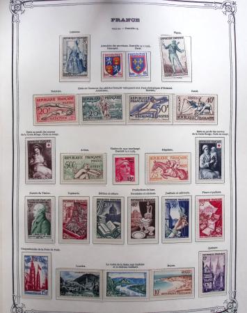 1944-1984 Ancienne collection de France montée dans