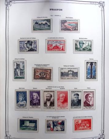 1944-1984 Ancienne collection de France montée dans