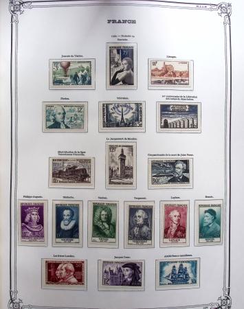 1944-1984 Ancienne collection de France montée dans