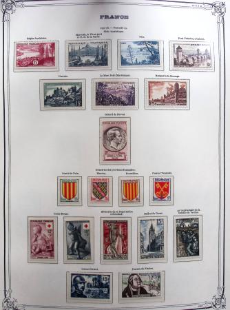 1944-1984 Ancienne collection de France montée dans