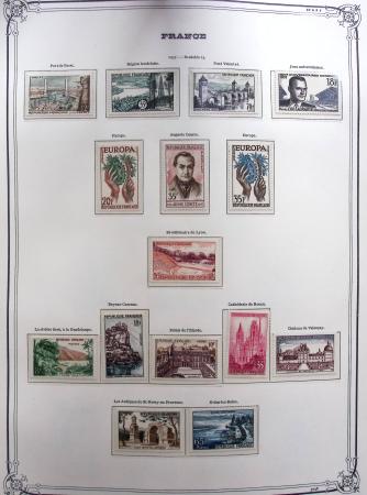 1944-1984 Ancienne collection de France montée dans