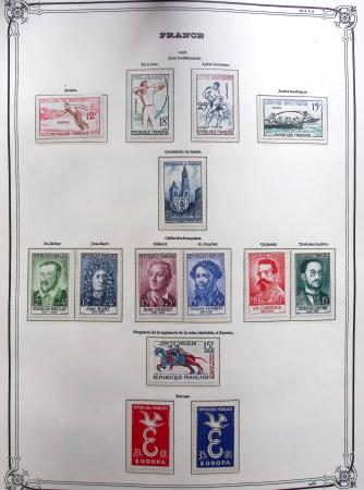 1944-1984 Ancienne collection de France montée dans