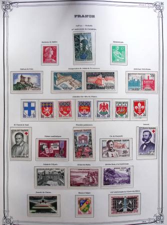 1944-1984 Ancienne collection de France montée dans