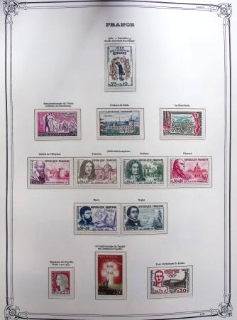 1944-1984 Ancienne collection de France montée dans