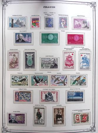 1944-1984 Ancienne collection de France montée dans