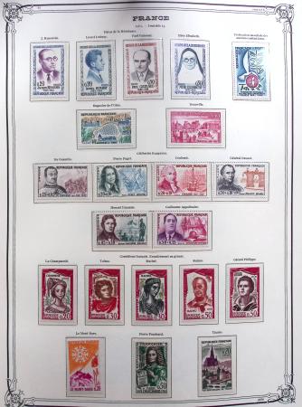1944-1984 Ancienne collection de France montée dans