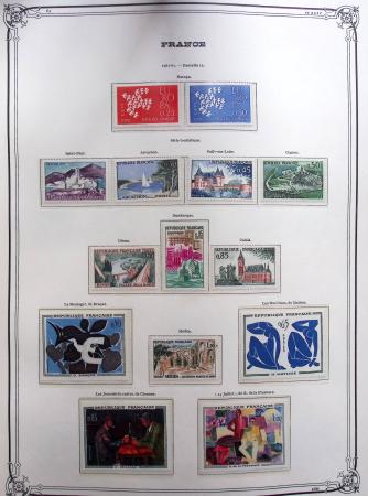 1944-1984 Ancienne collection de France montée dans