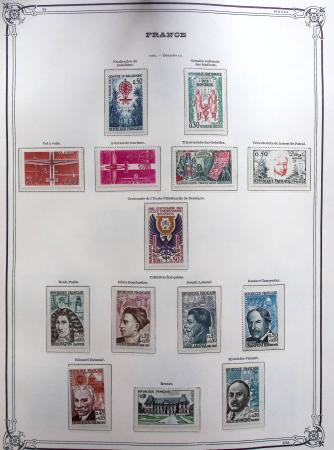 1944-1984 Ancienne collection de France montée dans
