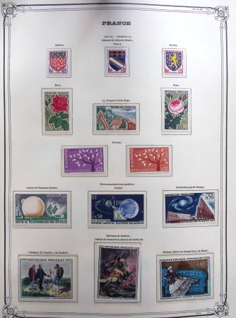 1944-1984 Ancienne collection de France montée dans