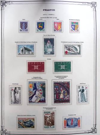 1944-1984 Ancienne collection de France montée dans