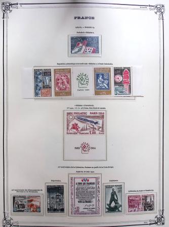 1944-1984 Ancienne collection de France montée dans